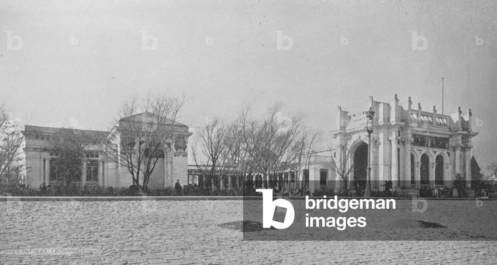 French Building And Beach At The World's Columbian Exposition