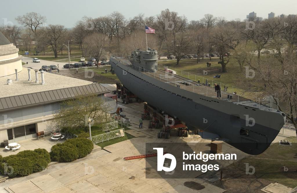 The Move Of The Captured German Submarine U505