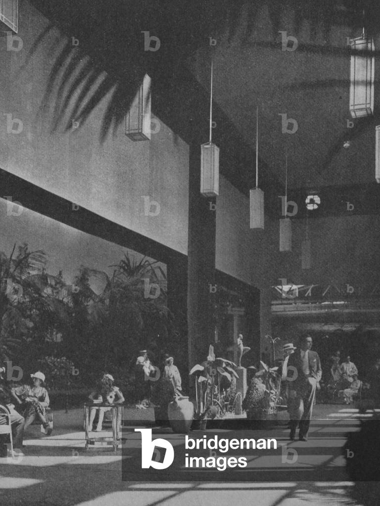 Horticultural Building Interior At The Century Of Progress