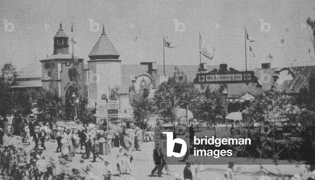 Old Heidelberg Inn Exhibit At The Century Of Progress