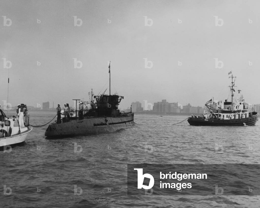 The Captured German Submarine U505 Arrives In Chicago