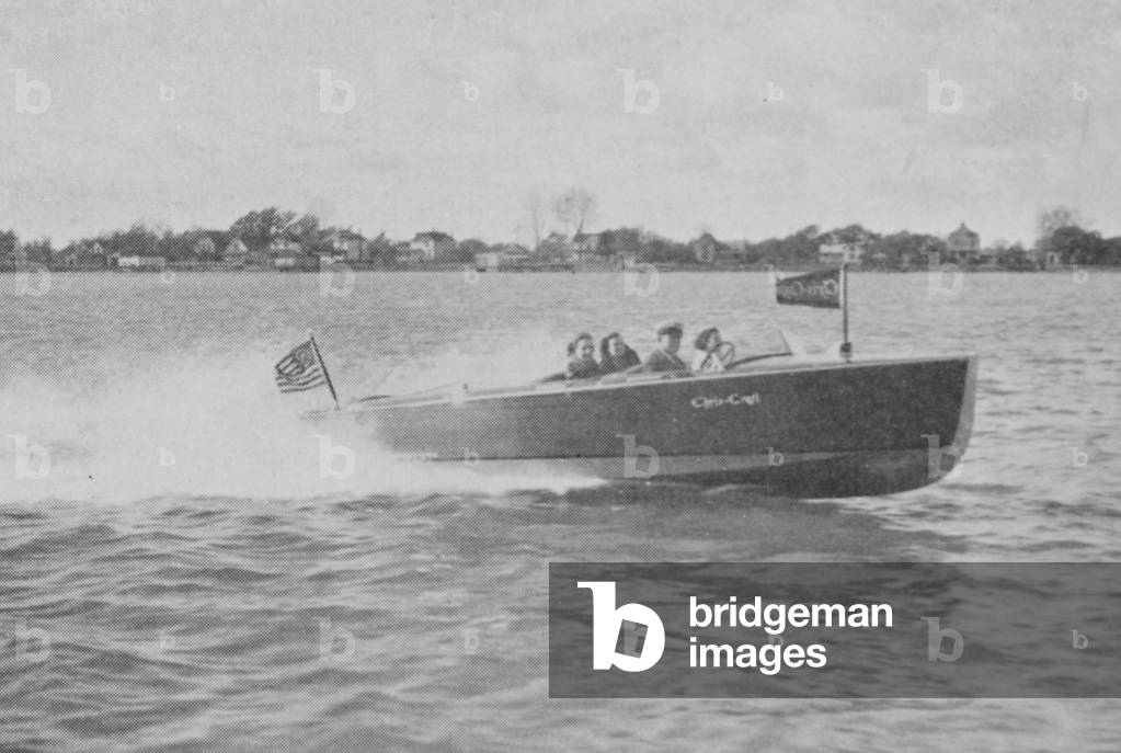 Twenty-one Foot Level Riding Chris-Craft Runabout, De-Luxe Model 304