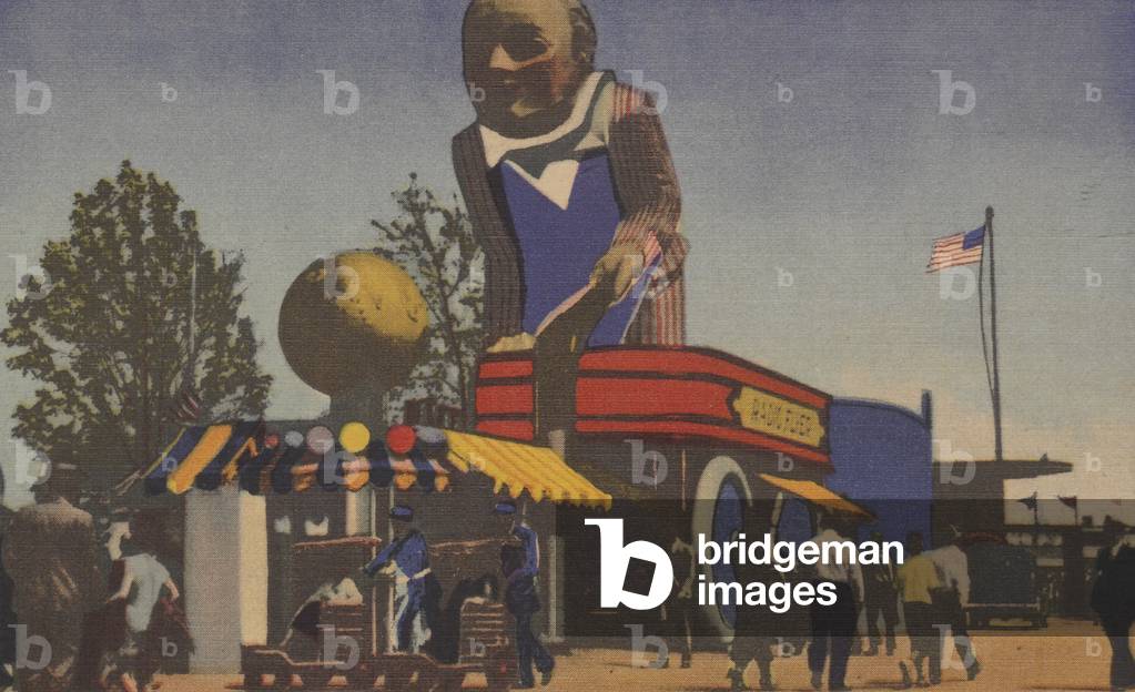 Enchanted Island - Giant Coaster Wagon At The Century Of Progress