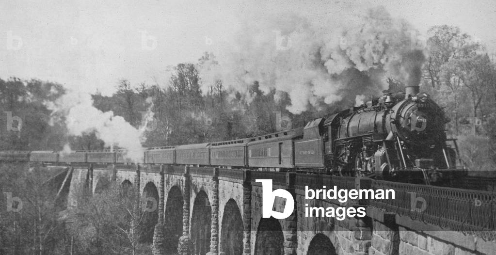 The National Limited Train On The Baltimore And Ohio Railroad
