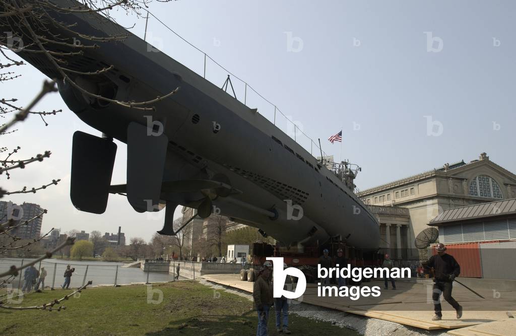 The Move Of The Captured German Submarine U505