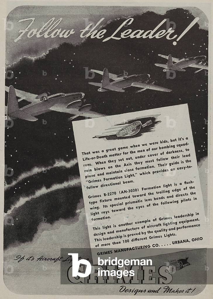 World War II Advertisement - Grimes Manufacturing Company