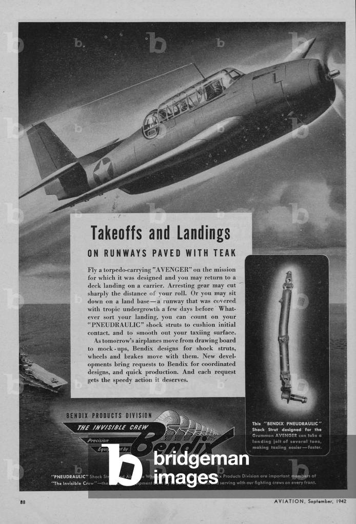 World War II Advertisement - Bendix Aviation Corporation
