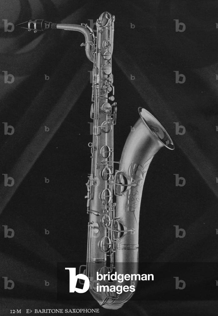 A Charles Gerard Conn Eb Baritone Saxophone 12-M