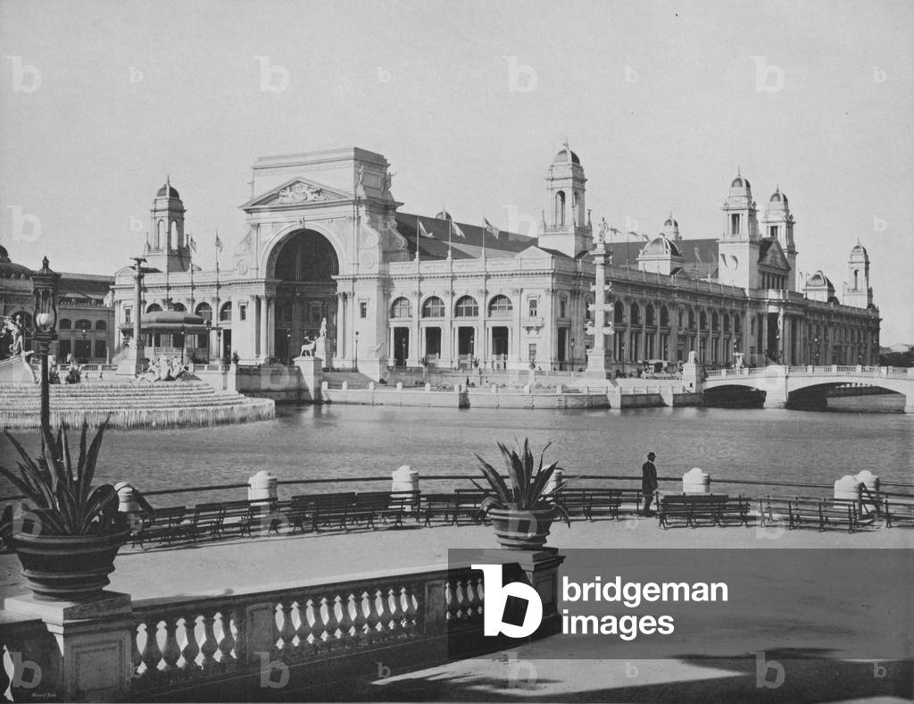 Electricity Building And Fountain At The World's Columbian Exposition