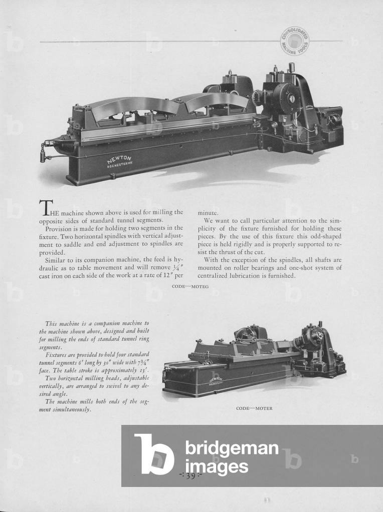 Newton Standard Tunnel Segments