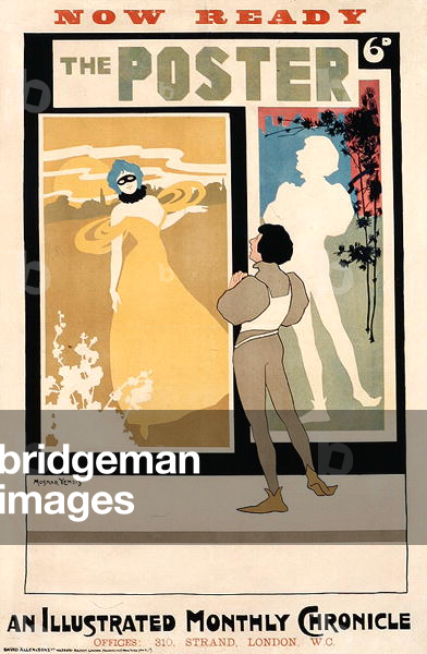 Copertina anteriore di 'The Poster, An Illustrated Monthly Chronicle', stampato da David Allen and Sons, Londo