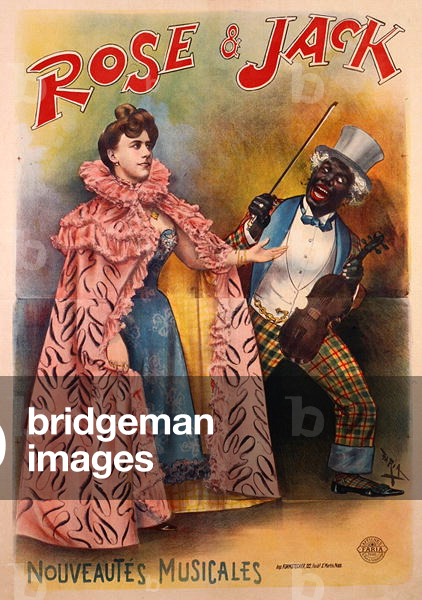 Plakatwerbung 'Rose & Jack', gedruckt von Formstecher, Paris, um 1890 (Farbe Litho)