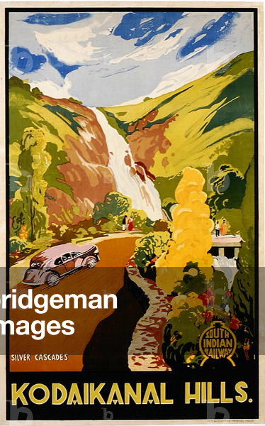 "Poster der Kodaikanal Hills", 20. Jahrhundert von Indian School