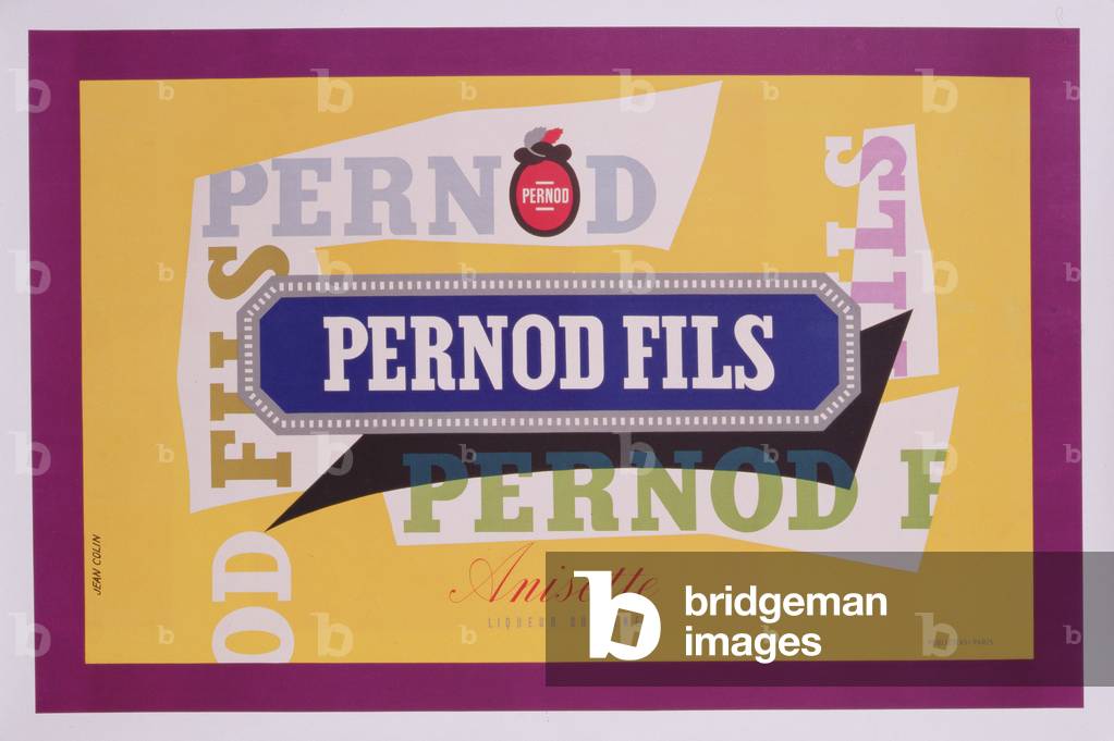 Advertisement for Pernod Fils, c.1952 (colour litho)