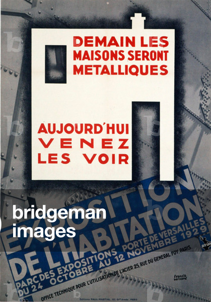 Werbung für eine Wohnungsmesse, 1929 (Farblitho)