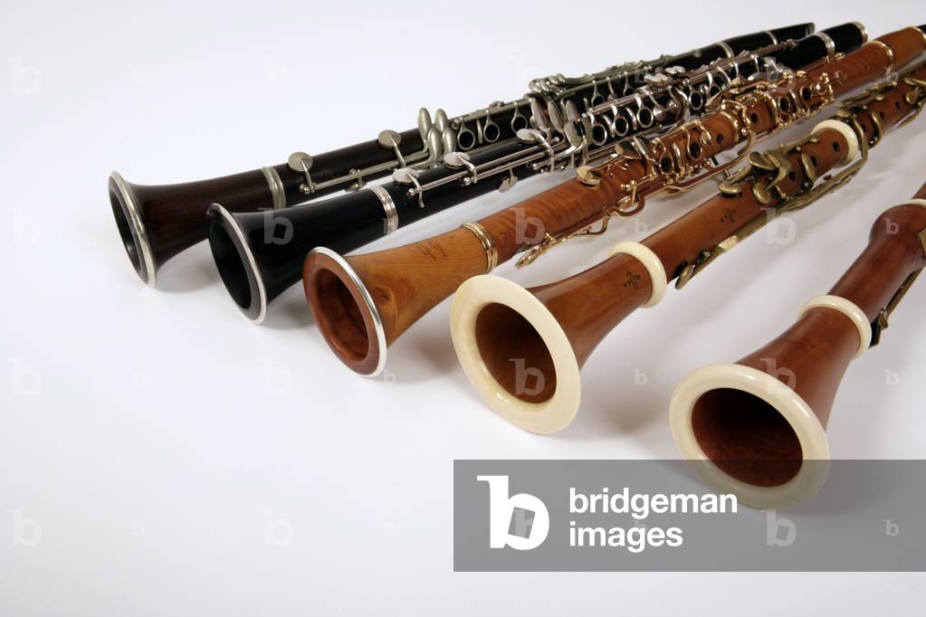 Collection of early music clarinets