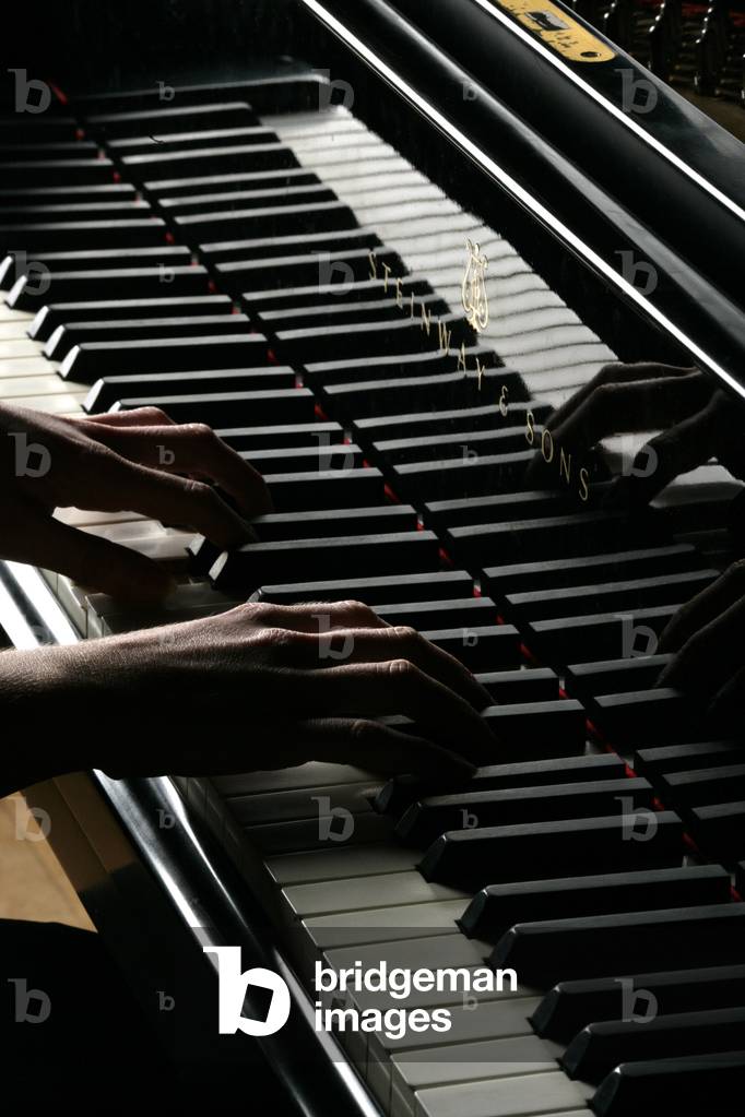 Piano - close-up of
