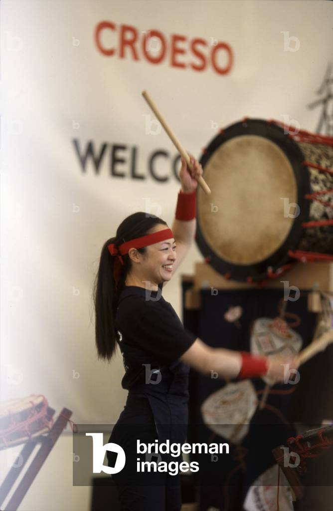 Japanese Kodo drummer