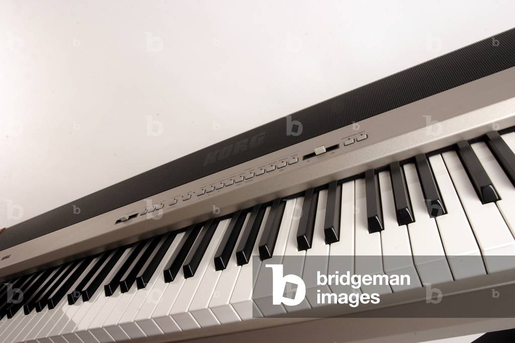 Digital Piano close-up of