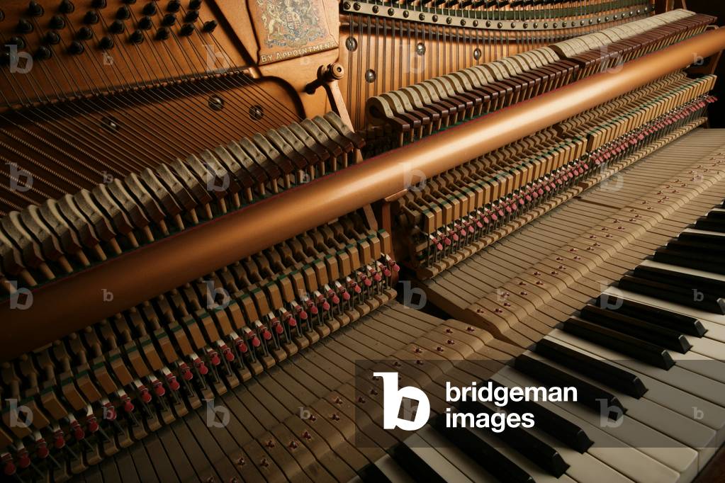 Interior of an upright