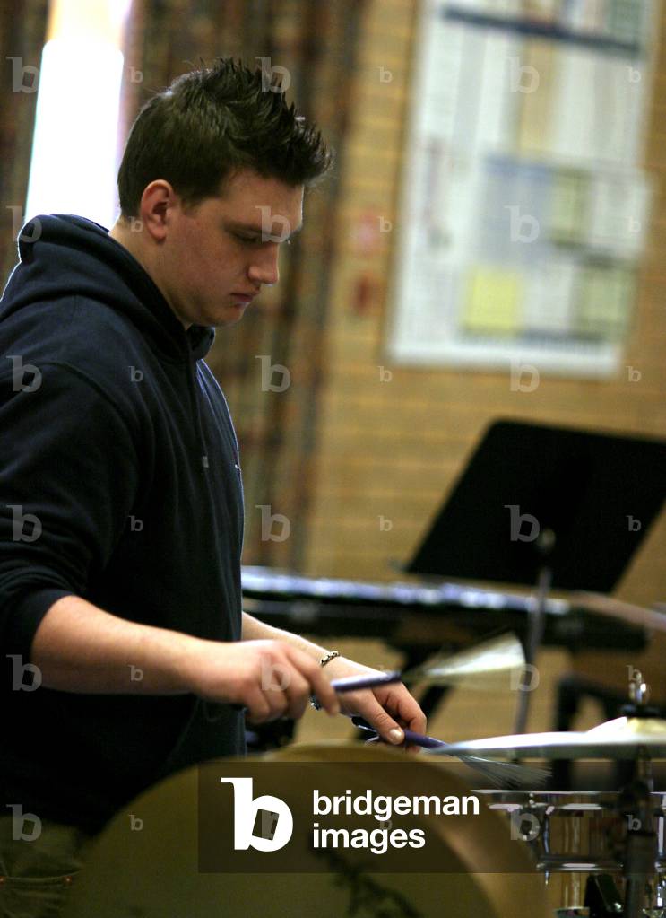 Cymbal and snare drum