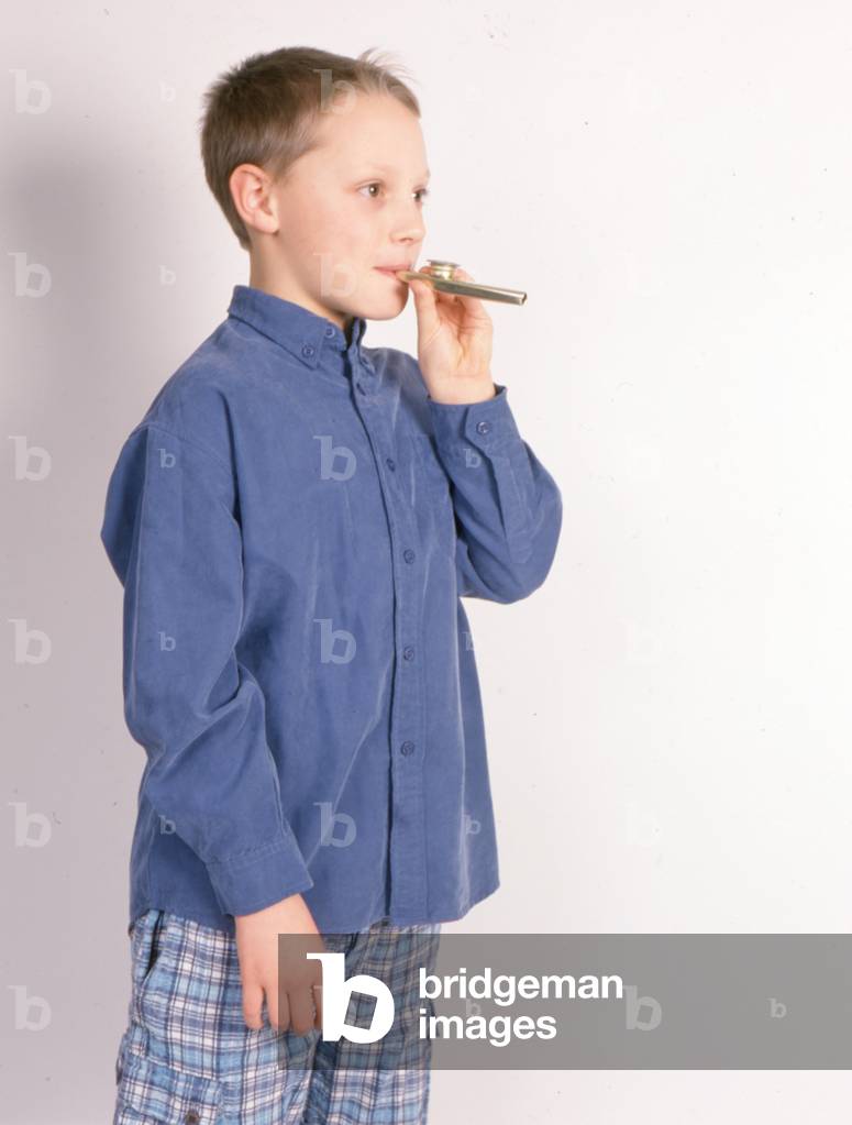 Primary school boy in