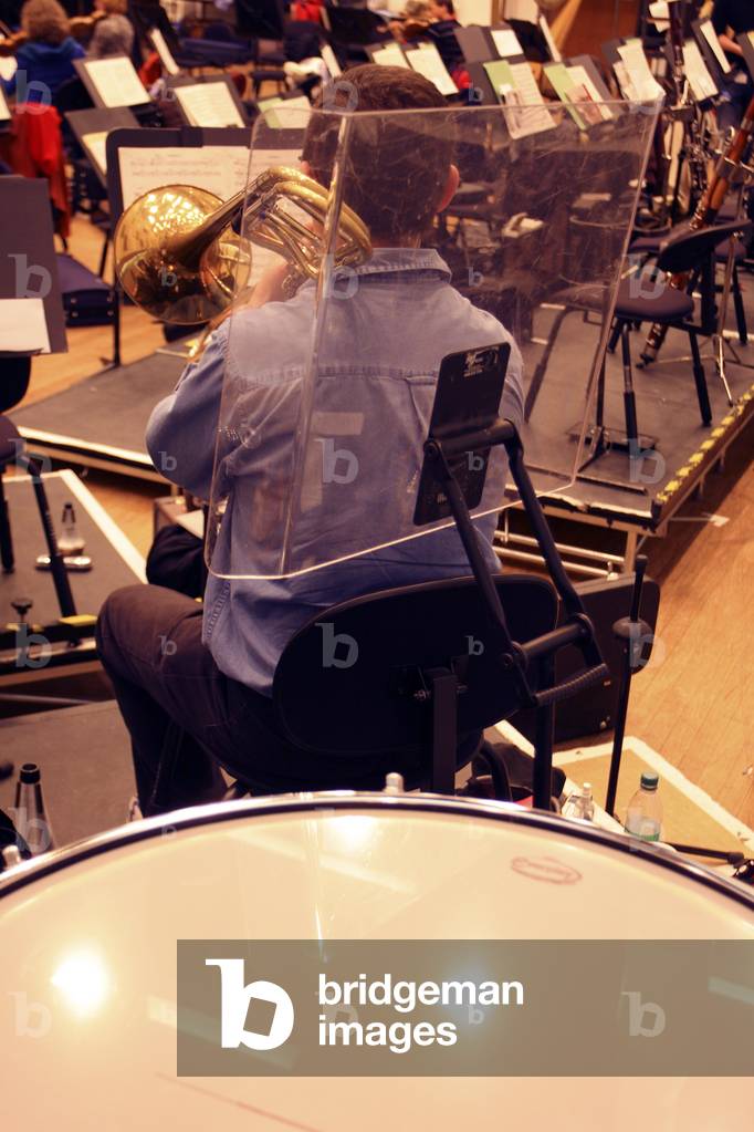 Gould Piano Trio rehearsing