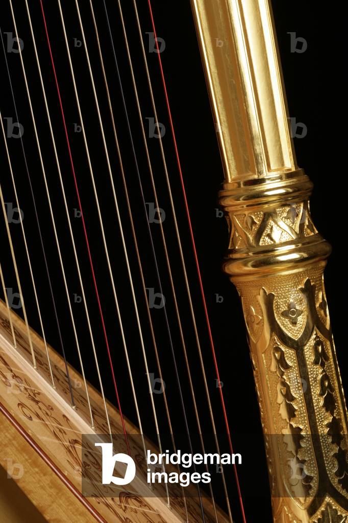 Concert harp made by