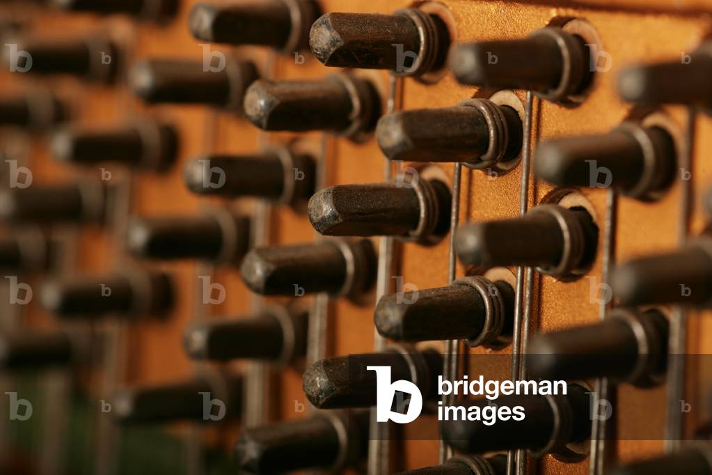 Piano pegs and strings