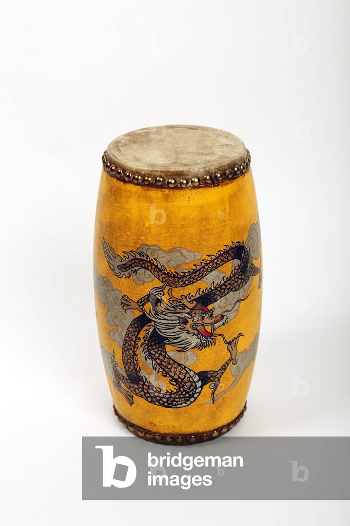 Chinese drum: Double-headed barrel drum