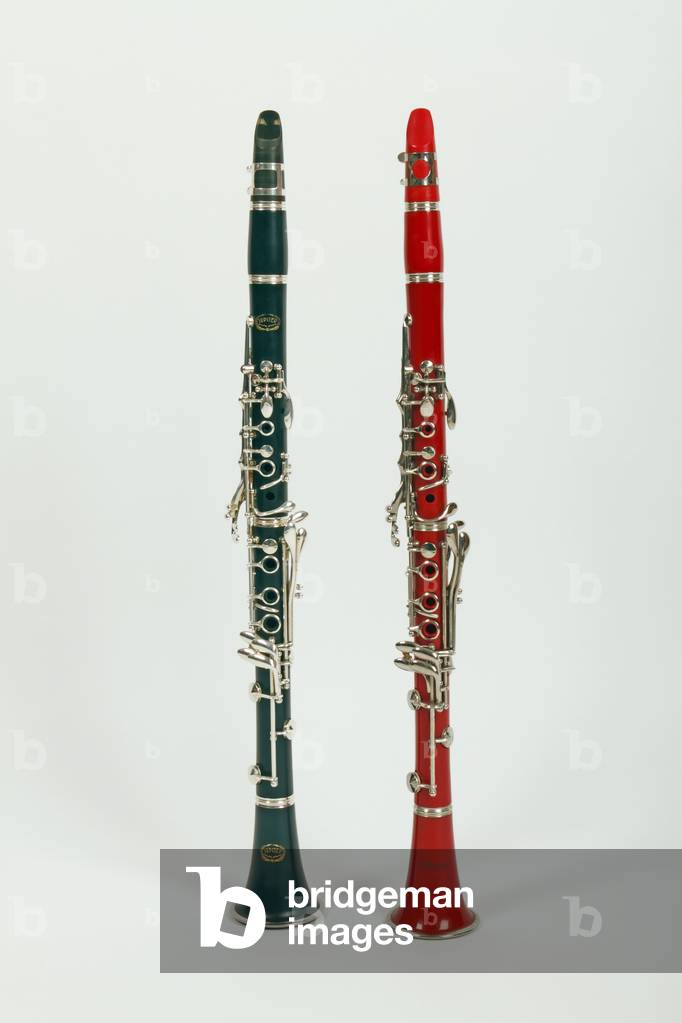 Red B flat clarinet