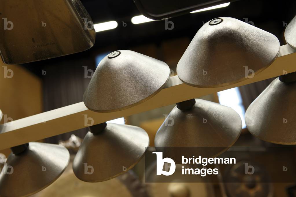 Aluphone, Metal percussion instrument made in Denmark.  Made of hand molded chromatic aluminium bells.As used in the opening ceremony of the 2012 Olympic Games, London, UK.