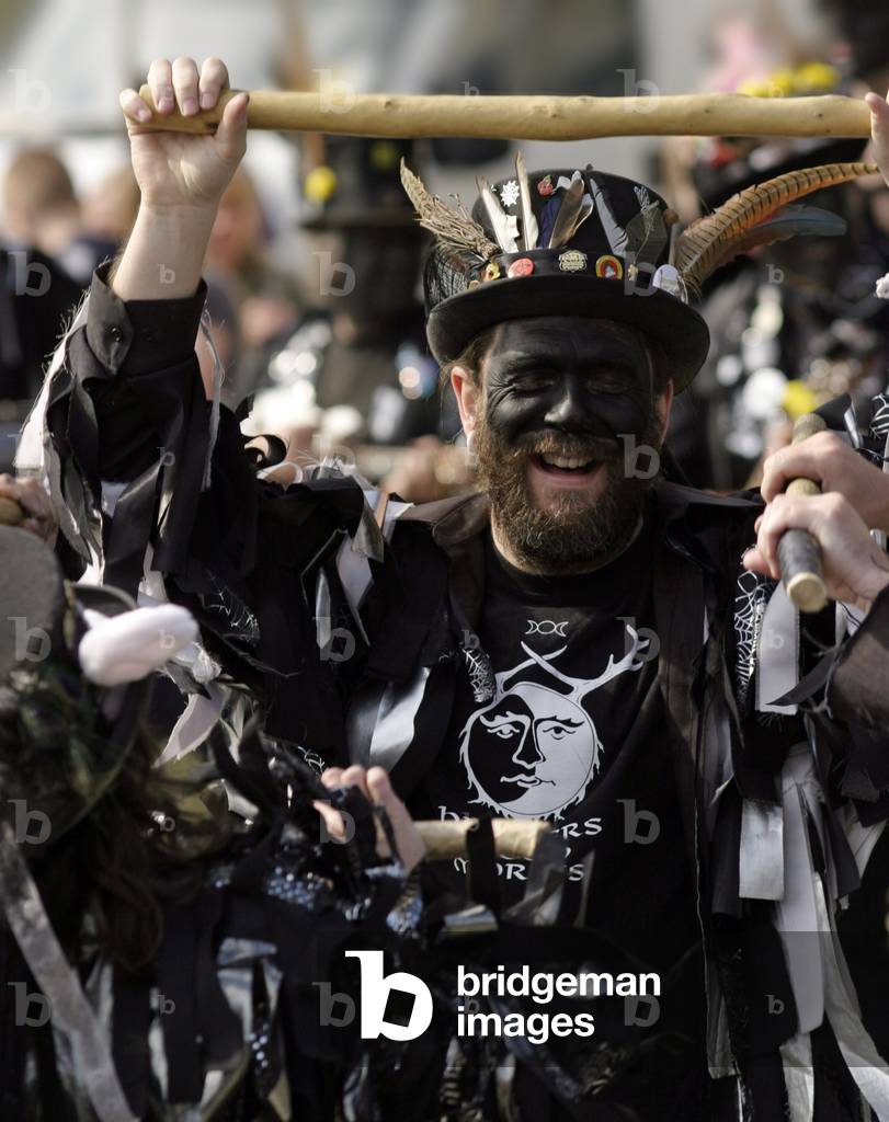 Blackface Morris dancer -