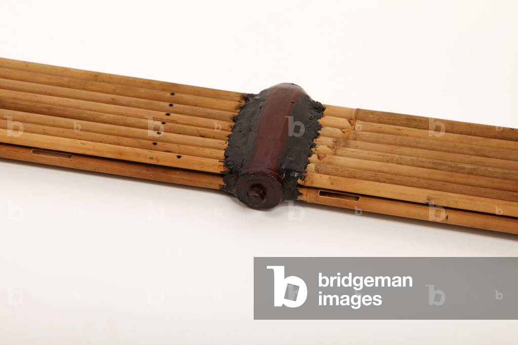 Mouth Organ, sound box, Khen, Bamboo reed pipes from Laos Thailand.