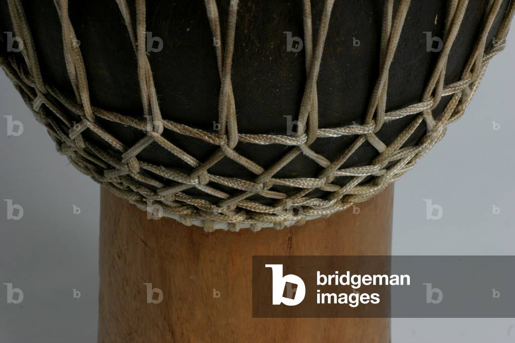 Djembe drum with plain