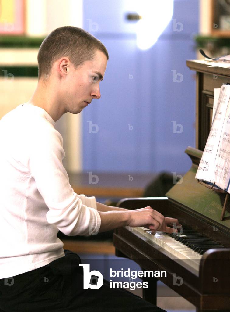 Young pianist Dan Perkins
