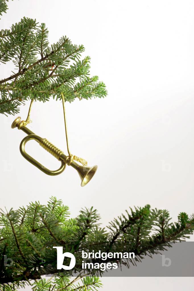 Horn christmas tree decoration