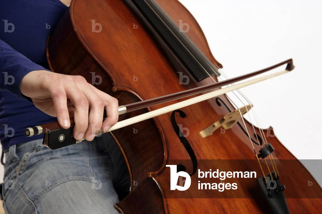 Cello - close-up of