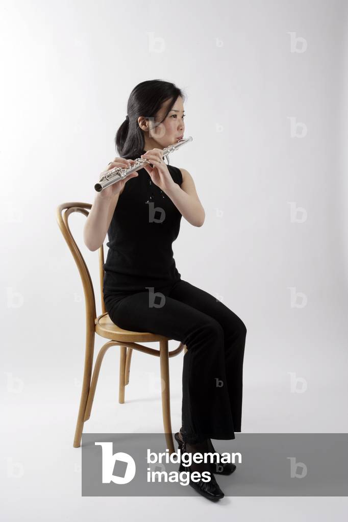 Flautist - young woman