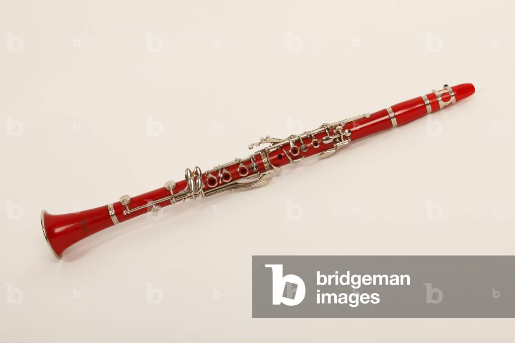 Red B flat clarinet