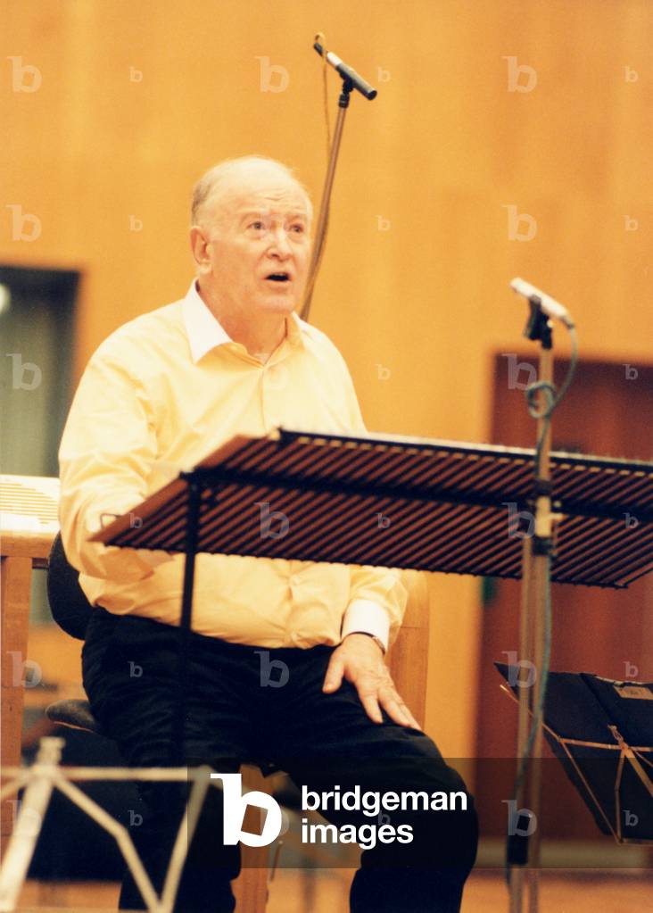 Robert Craft conducting the