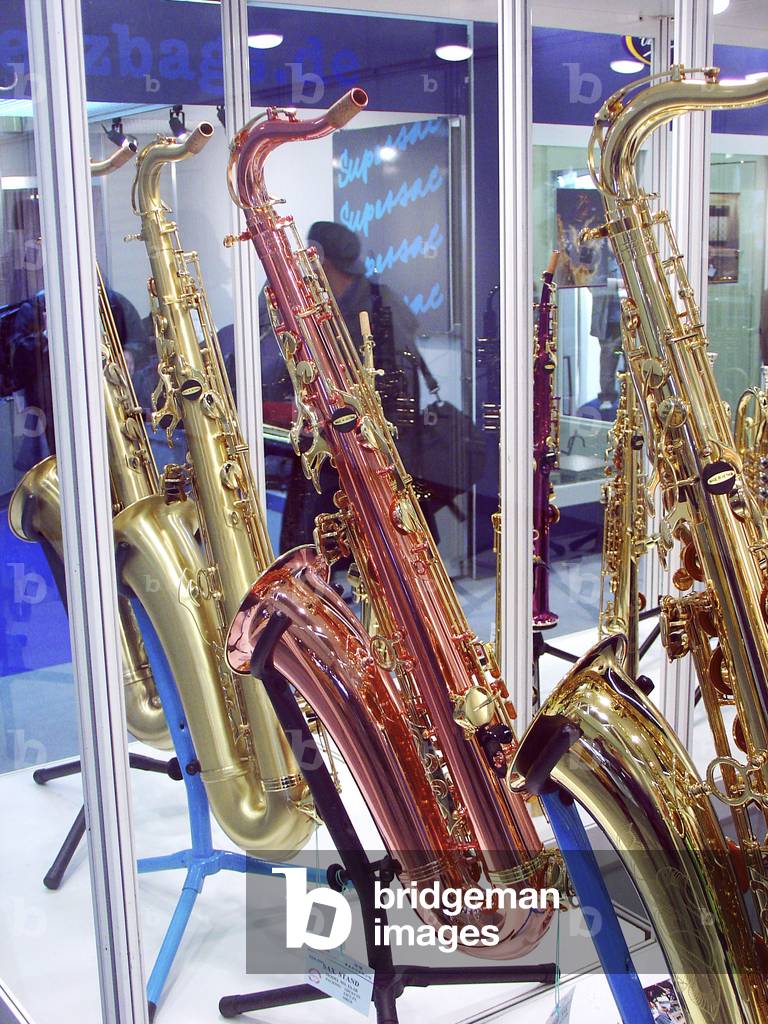 Saxophone - display of