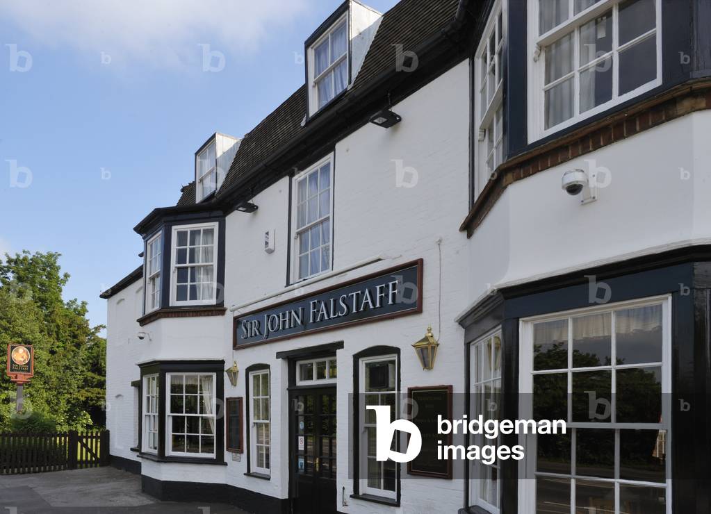 Sir John Falstaff Inn, opposite Charles Dickens's last home at Gad's Hill Place, Higham, Uk (photo)