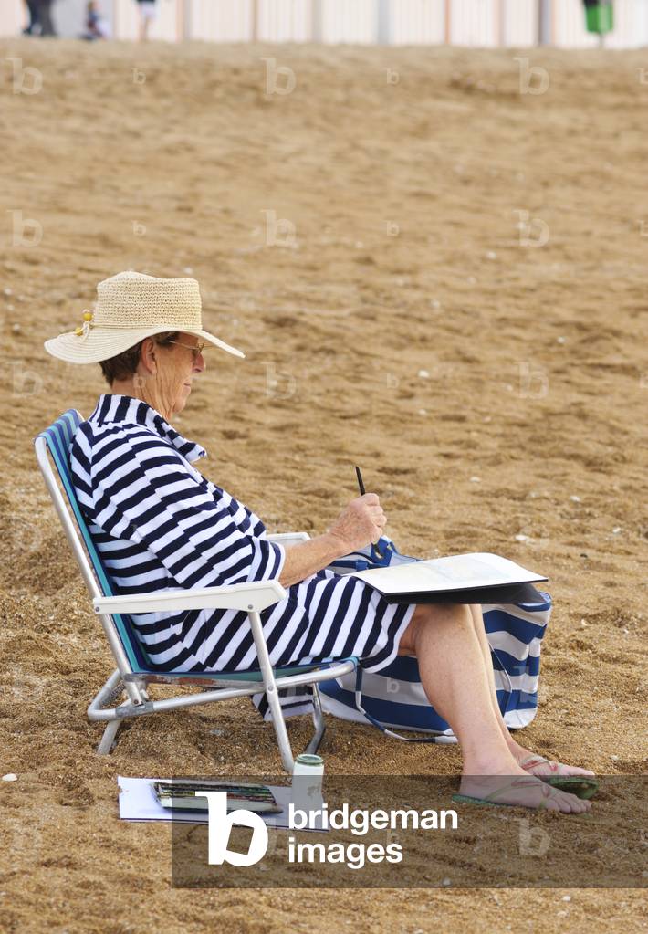 Lady watercolour painter