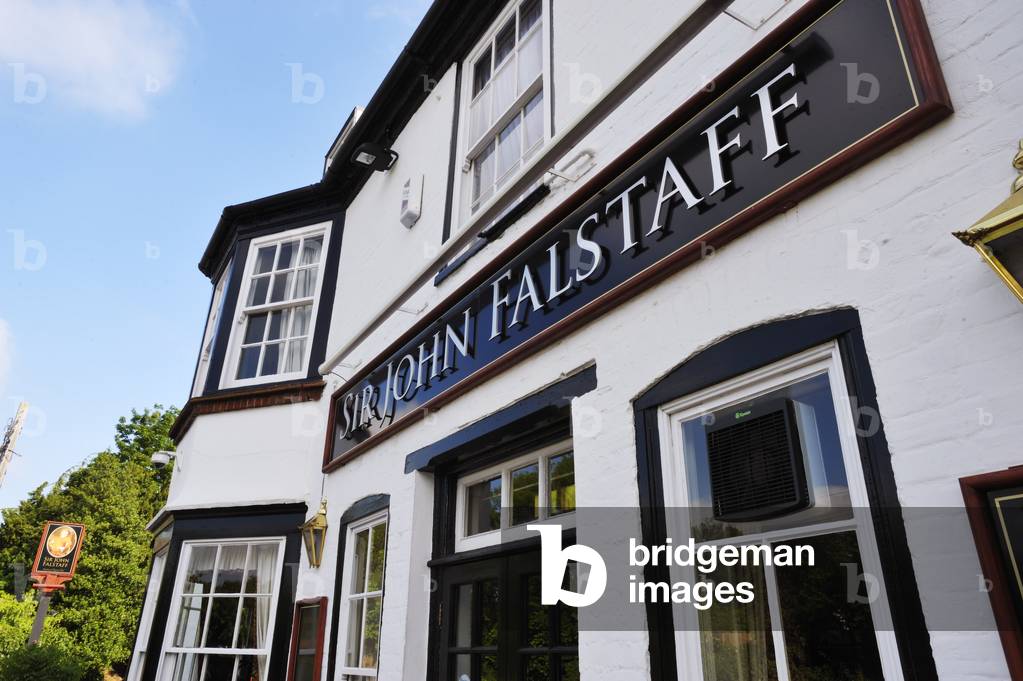 Sir John Falstaff Inn, opposite Charles Dickens's last home at Gad's Hill Place, Higham, Uk (photo)