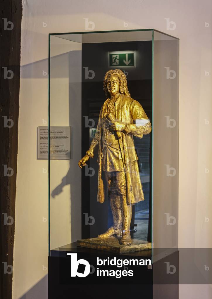 J.S.Bach gilded statue, BachHaus