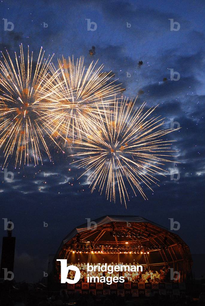 Airfield concert - fireworks
