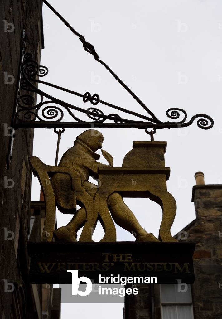 Writer at desk, Robert Burns