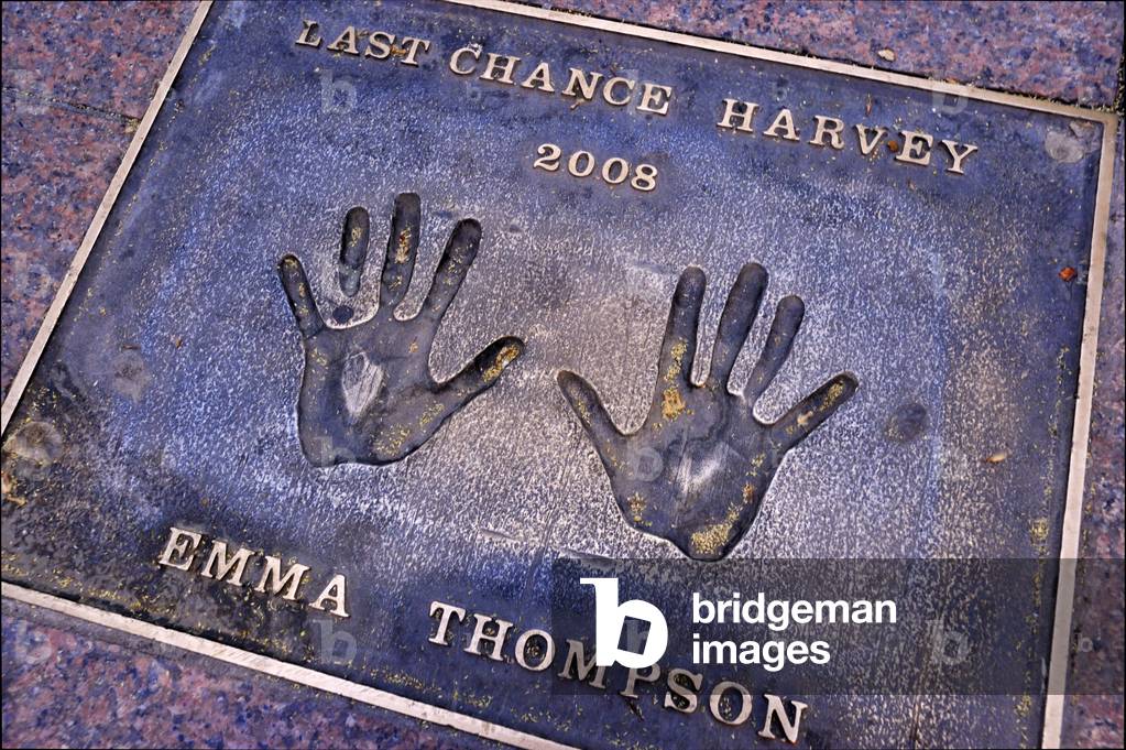 Emma Thompson plaque