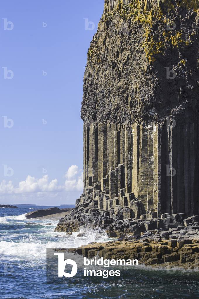 Fingal's cave,basalt structure